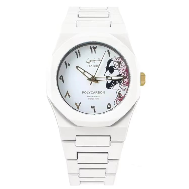 Montre à quartz en polycarbonate ultra-mince